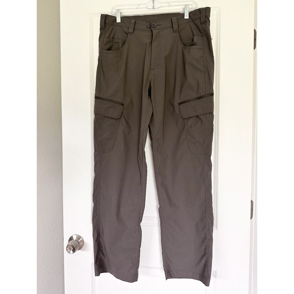 Propper Men's Tactical Cargo Pants 34x32 Brown Stretch Ripstop Hiking Work